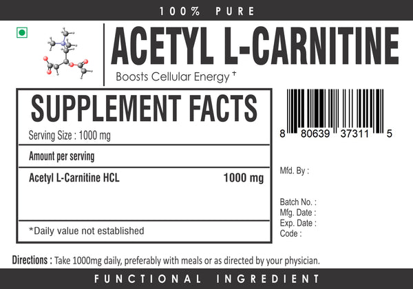 Acetyl L-CarnitinAcetyl L-Carnitine (ALCAR) Powder Focus Performance Cellular Energy Supplemente (ALCAR) Powder herbadiet Acetyl L-CarnitinAcetyl L-Carnitine (ALCAR) Powder Focus Performance Cellular Energy Supplemente (ALCAR) Powder herbadiet