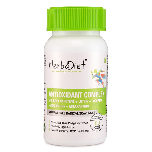 Antioxidant Complex Capsules with Astaxanthin, Lycopene, Lutein & Beta-Carotene