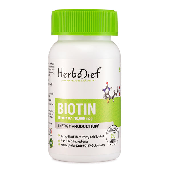 Biotin 10,000 mcg Capsules