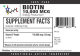 Biotin (Vitamin B7) 10000mcg Powder