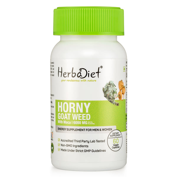 Horny Goat Weed with Maca Root Extract Capsules