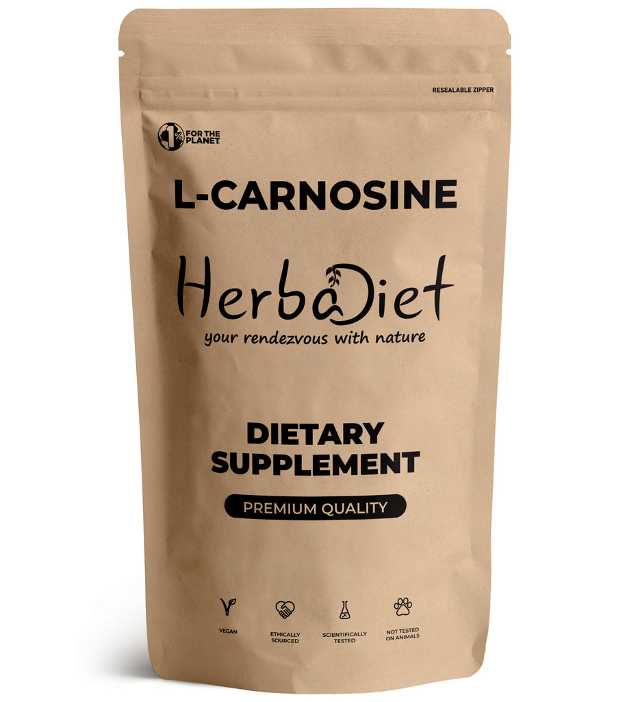 L-Carnosine Powder Antioxidant Muscle Memory Energy Endurance Amino Acid Non-GMO herbadiet L-Carnosine Powder Antioxidant Muscle Memory Energy Endurance Amino Acid Non-GMO herbadiet