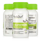 L-Glutathione Capsules Reduced Free Form High Strength 500mg Skin Whitening herbadiet L-Glutathione Capsules Reduced Free Form High Strength 500mg Skin Whitening herbadiet