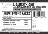 L-Glutathione Reduced with Alpha Arbutin & Hyaluronic Acid Powder