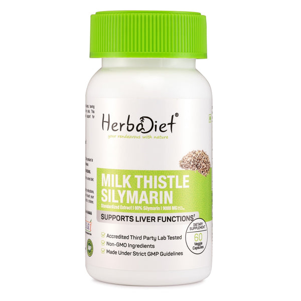 Milk Thistle 80% Silymarin Extract Capsules