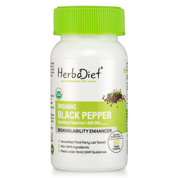 Organic Black Pepper Capsules