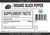 Organic Black Pepper Powder