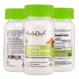 Organic Turmeric Root with Black Pepper Capsules