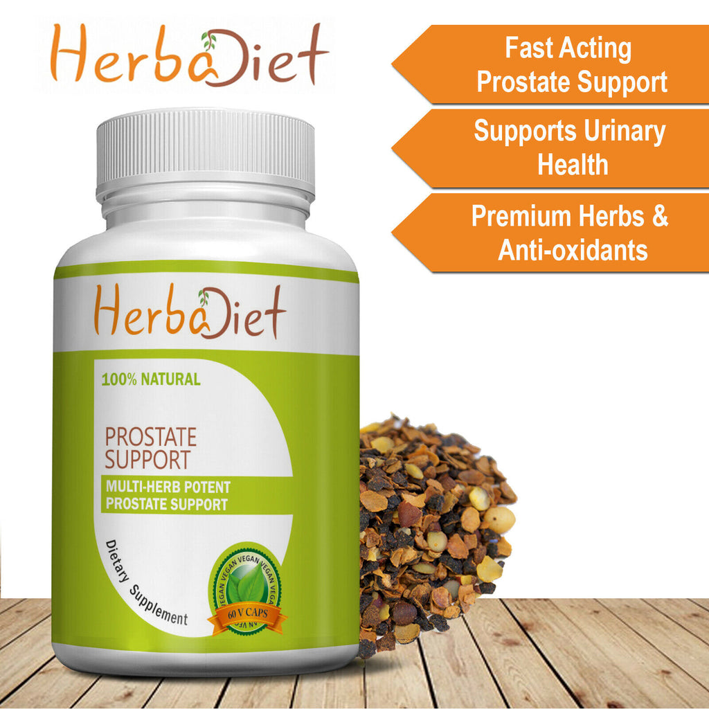 Prostate Support Supplement Capsules with Saw Palmetto, Pygeum Bark, G