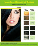 Natural Henna Hair Dye Color | No PPD, No AMMONIA | Indigo