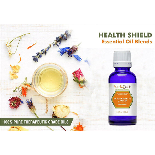Essential Oil Blends - Health Shield Thieves Compare Essential Oil Blend Pure Therapeutic Grade Oils