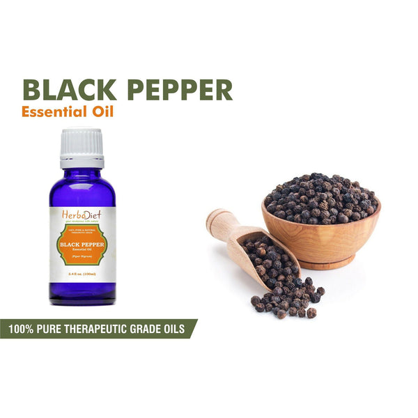 Essential Oil Singles - 100% Pure Natural Black Pepper Essential Oil PREMIUM Therapeutic Grade Oils