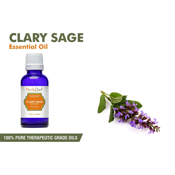 Essential Oil Singles - 100% Pure Natural Clary Sage Essential Oil PREMIUM Therapeutic Grade Oils