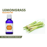 Essential Oil Singles - 100% Pure Natural Lemongrass Essential Oil PREMIUM Therapeutic Grade Oils | Supplements For Knee Pain India