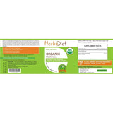 Organic Single Herb Capsules - Herbadiet USDA Organic Moringa Oleifera 500mg Tablets Pills Green Superfood Energy Supplement