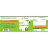 Organic Single Herb Capsules - Herbadiet USDA Organic Tribulus Terrestris 400mg Veg Capsules Testosterone Muscle Booster