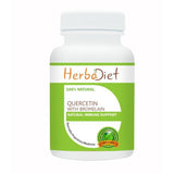 Proprietary Blends Capsules - Herbadiet Quercetin With Bromelain 500mg Vegetarian Capsules Immune Support Supplement