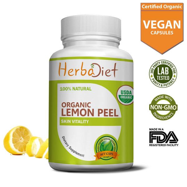 Organic Lemon Peel Capsules