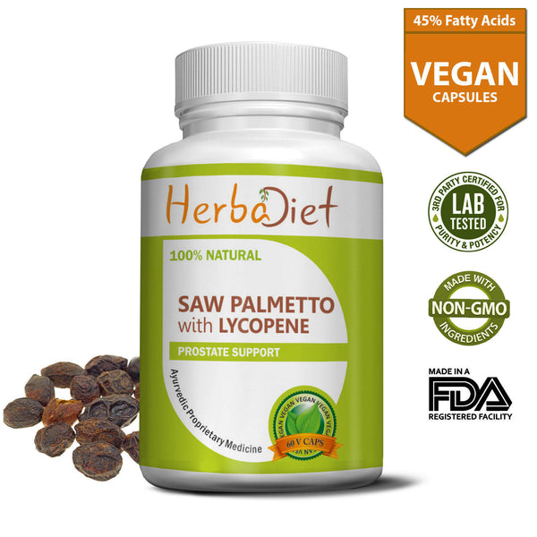 Prostate Support Capsules Saw Palmetto & Lycopene Hair Loss Urinary Supplements