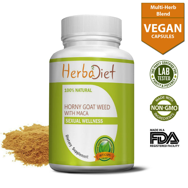 Horny Goat Weed with Maca Root Extract Capsules