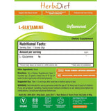 Sports Supplements - Herbadiet L-Glutamine Free Form Powder Muscle Development Pharmaceutical Grade
