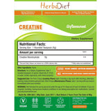 Sports Supplements - Herbadiet Micronized Creatine Monohydrate Muscle Development Anabolic Powder