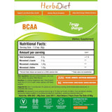 Sports Supplements - Herbadiet PURE BCAA 2:1:1 Branched Chain Amino Acids Muscle Recovery Care Powder
