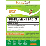 Standardized Extracts - Herbadiet Coleus Forskohlii 98% Forskolin Powder Extract Supplement - Fat Burner Healthy Heart