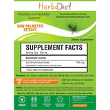 Standardized Extracts - Herbadiet Saw Palmetto 45% Fatty Acids Powder Extract Prostate Health Hair Loss Supplement