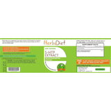 Standardized Single Herb Extract Capsules - Herbadiet 5-HTP 100mg Vegetarian Capsules Mood Enhancer