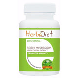 Standardized Single Herb Extract Capsules - Reishi Mushroom Lingzhi Ganoderma Lucidum Extract Vegan 500mg Capsules Longevity