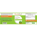 Standardized Single Herb Extract Capsules - Super Potent Acai Berry Extract 10:1 Veg 500mg Capsules Antioxidant Energy Detox